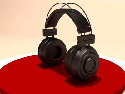 Headphone Free 3D model