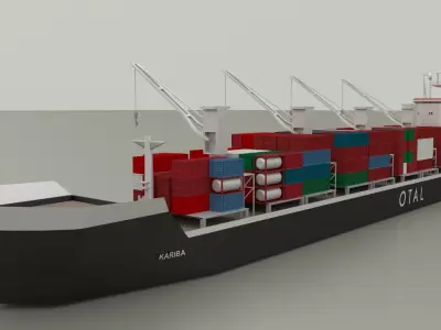 Kariba Ship 3D model