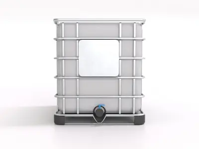 IBC Container Low-poly 3D model purchase