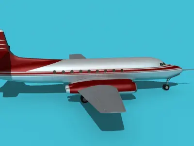 AVRO Canada C-102 Jetliner V03 3D model