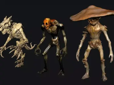Creature 3D model 53