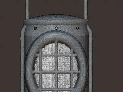 Old lamp Free low-poly 3D model get
