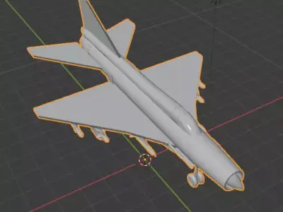 MiG-21 Fishbed Wannabe 3D model