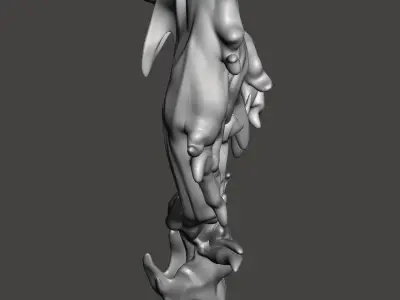 indigo 3d model with base ready for 3d printing STL  3D print model