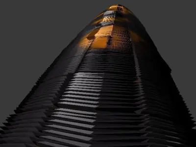 flying aircraft 3D model