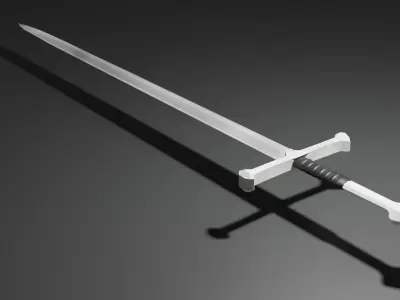 sword Free low-poly 3D model 6