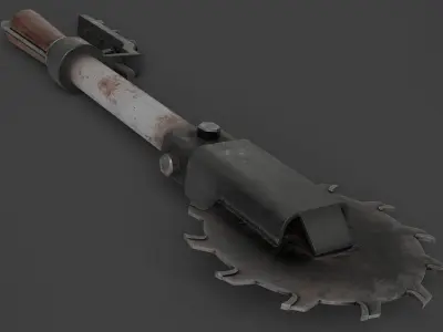 Modifiable Strike Weapon 16 Low-poly 3D model