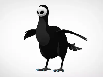 Henki Musta Kana 3D model