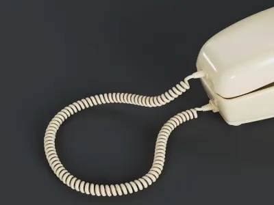 Retro Telephone - Gondola 3D model