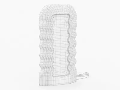 Mirror Ettore Sottsass Polotronova Ultrafragola 3D model