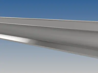 British Standard-EN13674  46E4  rail 3D model