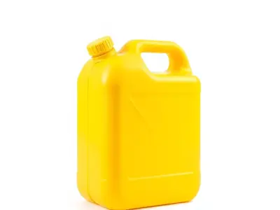 Yellow Fuel Canister model pack Low-poly 3D model