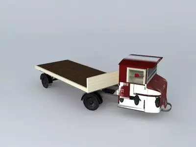 Eco Rail Scammell No 1 Dummy! Old Steam Days Free 3D model