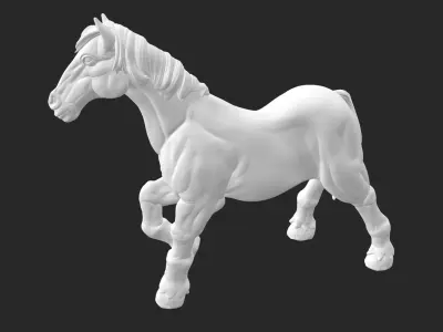 Horse basic 2 3D model