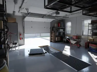 Home Garage Interior 1 EXT 3D model