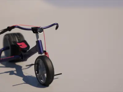 Kid s bicycle 3D model