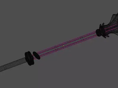 Flanged Mace Free 3D model