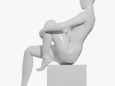  Female mannequin pose 9 PBR 