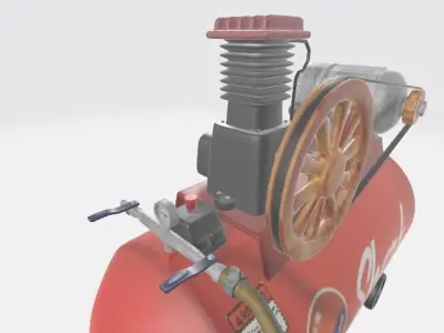 Air Compressor 3D model buy