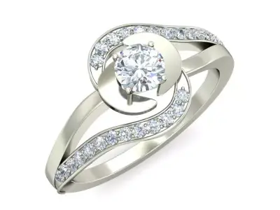 Wedding Ring  3D print model 132