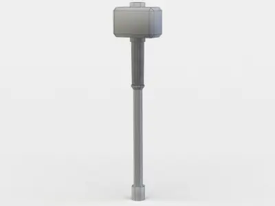 Hammer thor Low-poly 3D model get