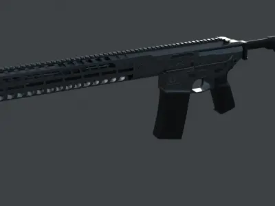 SIG MCX Virtus Low-poly 3D model