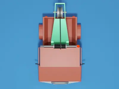 Low-poly Tow Truck Model 3D model