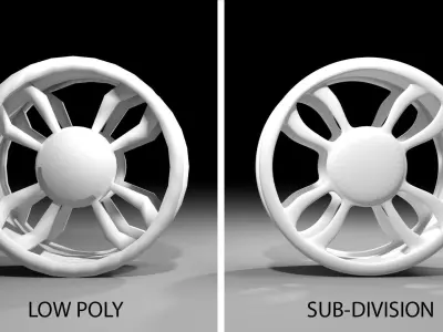 Wheel Rim 5 3D model