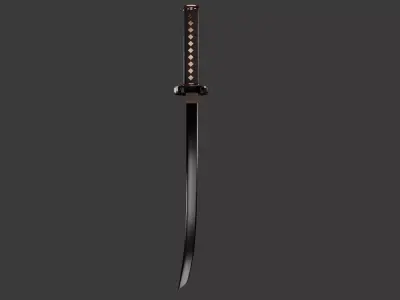 Samurai Katana 3D model