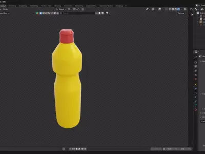 Detergent Bottle-01 3D model