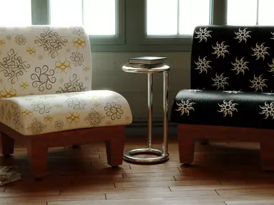 Princess Slipper Chair Free 3D model