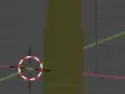 Bullet with dot in middle Free low-poly 3D model