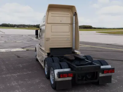 Semi-Truck Volvo Vnl 3D model