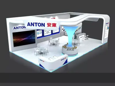 Exhibition - Area - 9X15-3DMAX2012-05 3D model