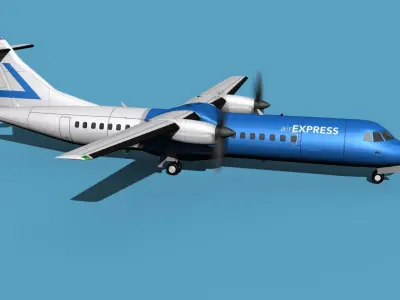 ATR  ATR-72-600 Air Express 3D model