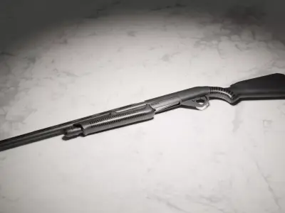Benelli Pump Action Shotgun 3D model