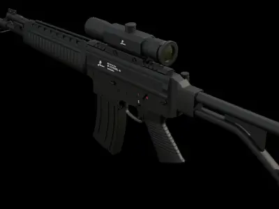 SS2 V4 Pindad 3D model