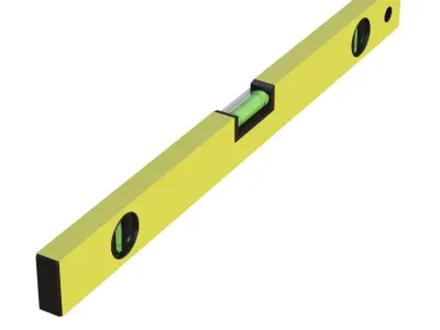 Spirit Level Low-poly 3D model buy