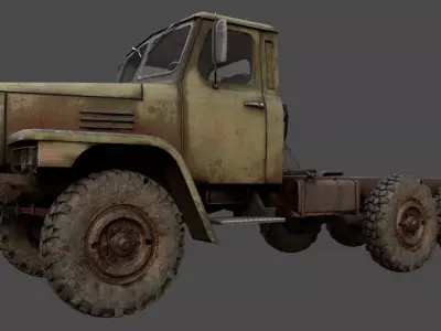 KrAZ-255 3D model