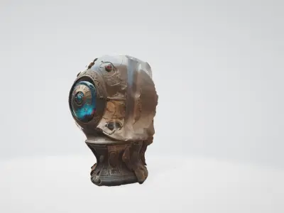 Ancient Relic Mystical Artifact 3D Model 3D model