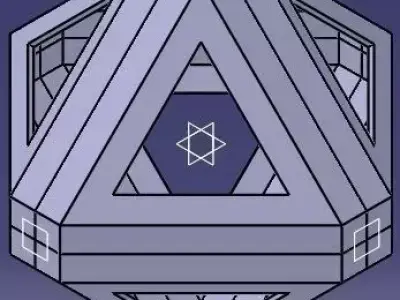 Wireframe modelling study Free 3D model