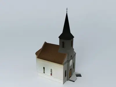 St Anthony the Hermit Chapel Free 3D model