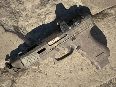 Glock 3D model purchase