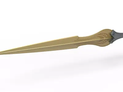 Sword of Achilles from the movie Troy 2004 3D print model
