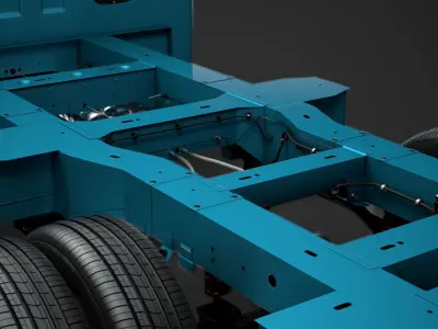 Vauxhall Movano SingleCab DW E20 Chassis 2014 3D model