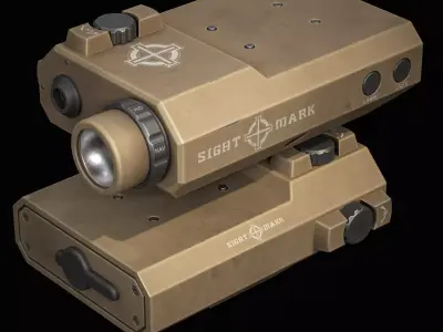 Sight Mark Laser Light Low-poly 3D model