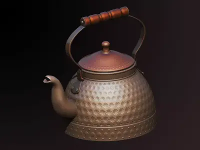 Arabic Tea Pot 3D model
