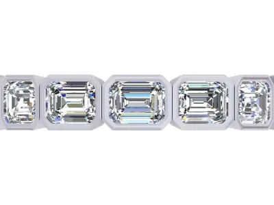 Emd Stone Bezel Set Band 3D print model