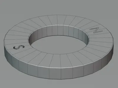 Educational Low-Poly 3D Magnet Collection Free low-poly 3D model