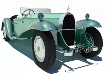 Bugatti Type 41 Royale Esders 3D Model 3D model
